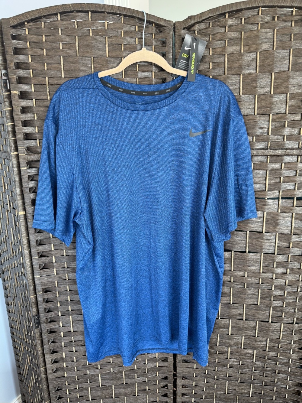 *NEW*Sz 2XL*Nike* Men's Dri-FIT Blue Short-Sleeve Performance Tee